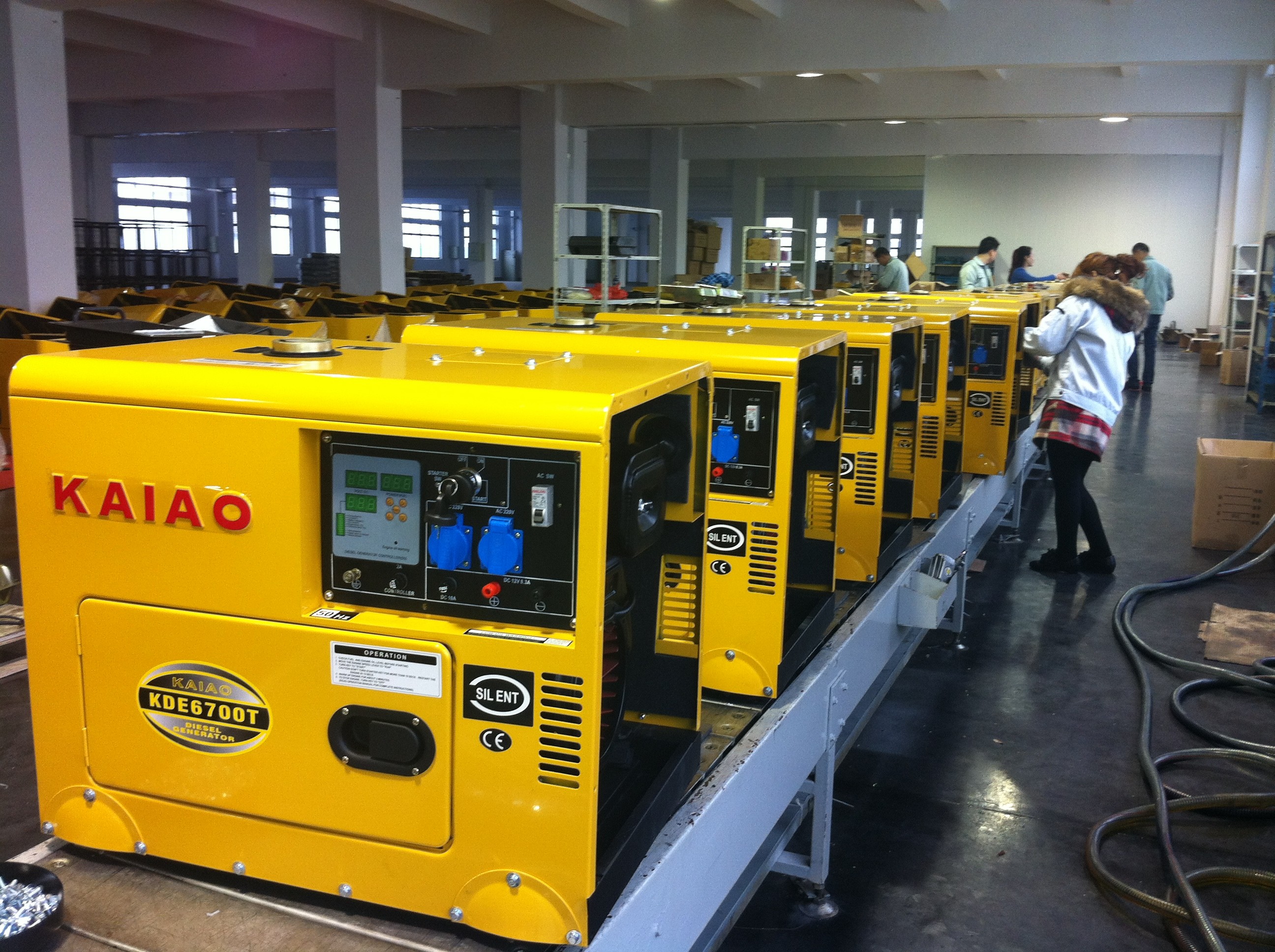 Wuxi Kaiao Power Machinery Co.,Ltd. สายการผลิตของโรงงาน