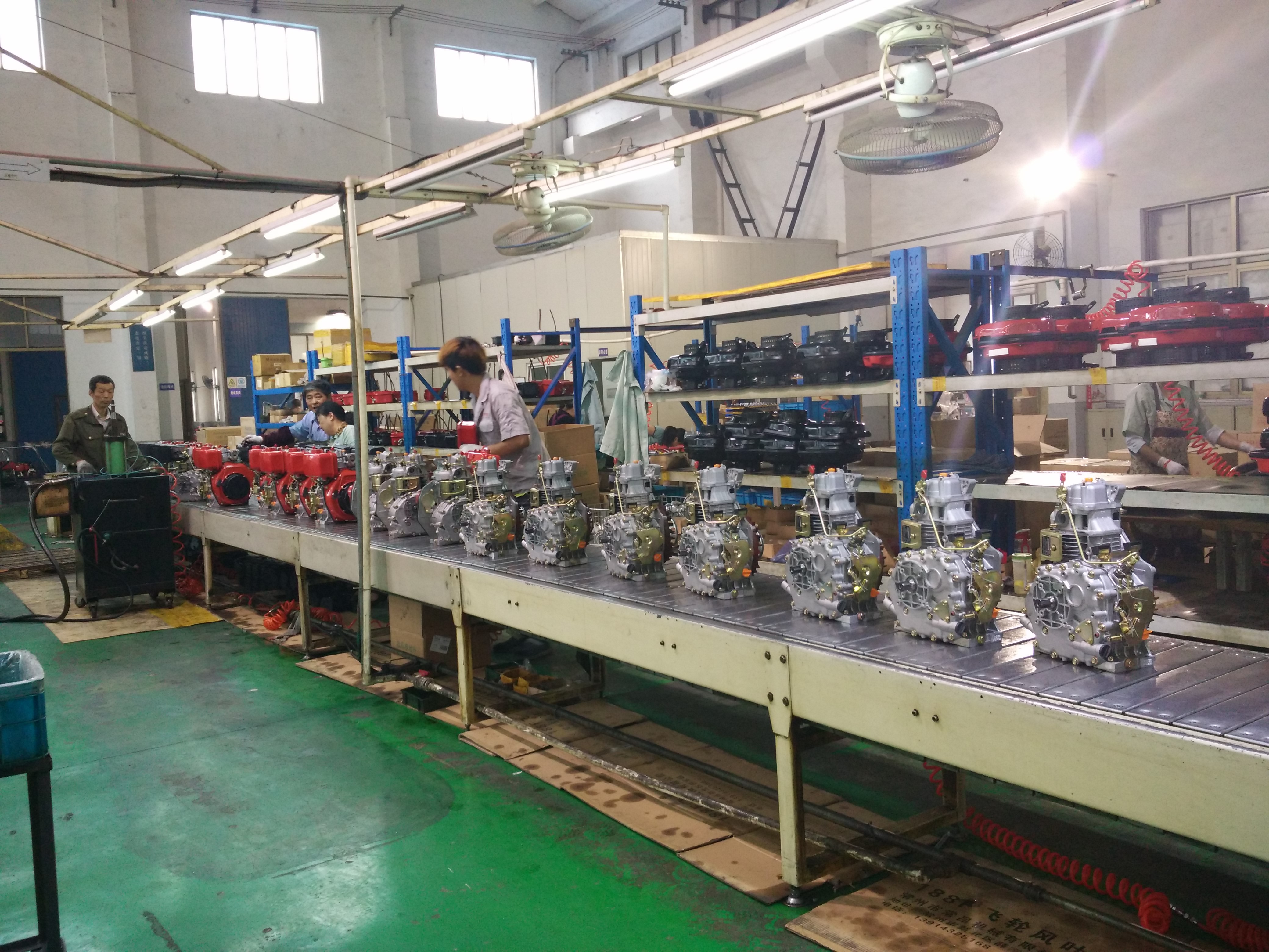 Wuxi Kaiao Power Machinery Co.,Ltd. สายการผลิตของโรงงาน