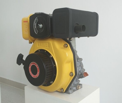 Professional 3.68kva กระบอกหนึ่งกระบอกเครื่องยนต์ดีเซลขนาดเล็ก 1500rpm พร้อมเครื่องหดตัว