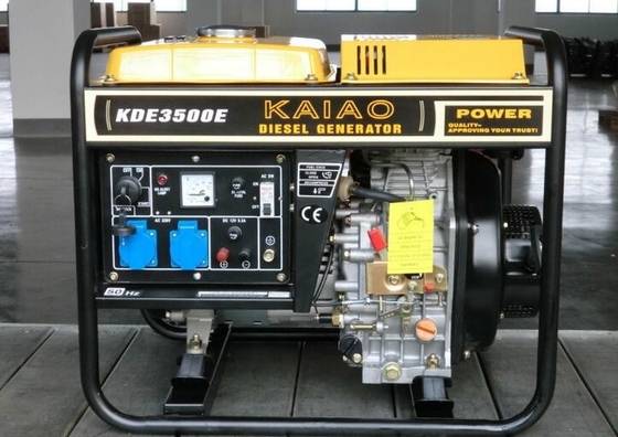 3kva เปิดกรอบ 1 ซิลินเดอร์ ไดเซล เจเนอเรเตอร์