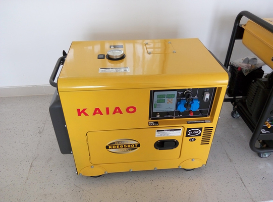 5000W Small Diesel Backup Generator Residential With Digital Panel Board