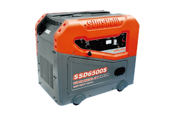 อุปกรณ์กําเนิดไฟฟ้าดีเซลแบบอาชีพ 5KW สําหรับโรงเรียน