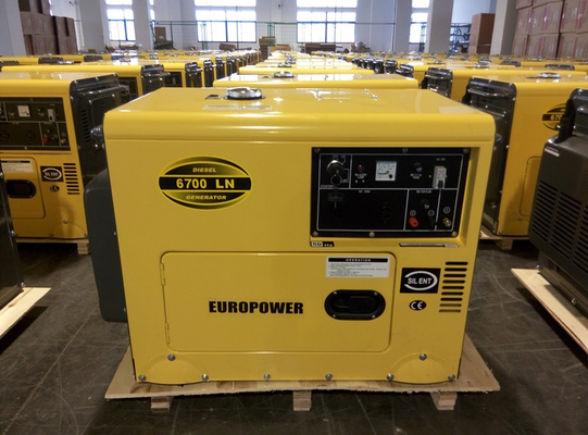 อุปกรณ์กําเนิดไฟฟ้าดีเซลแบบอาชีพ 5KW สําหรับโรงเรียน