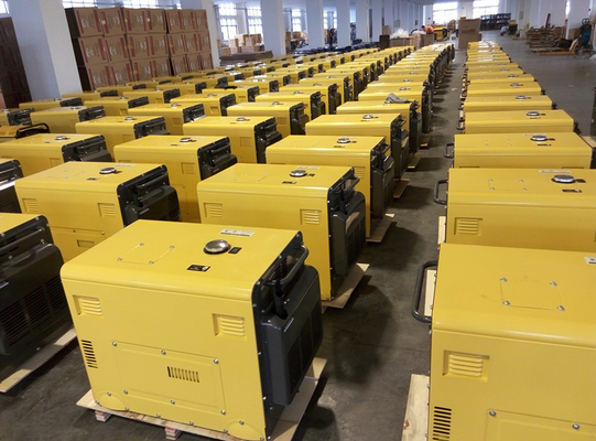 อุปกรณ์กําเนิดไฟฟ้าดีเซลแบบอาชีพ 5KW สําหรับโรงเรียน