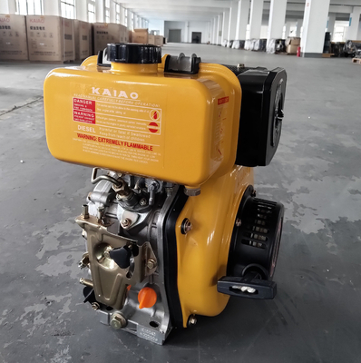 4hp Ka170f เครื่องยนต์ดีเซล Kaiao สีเหลือง