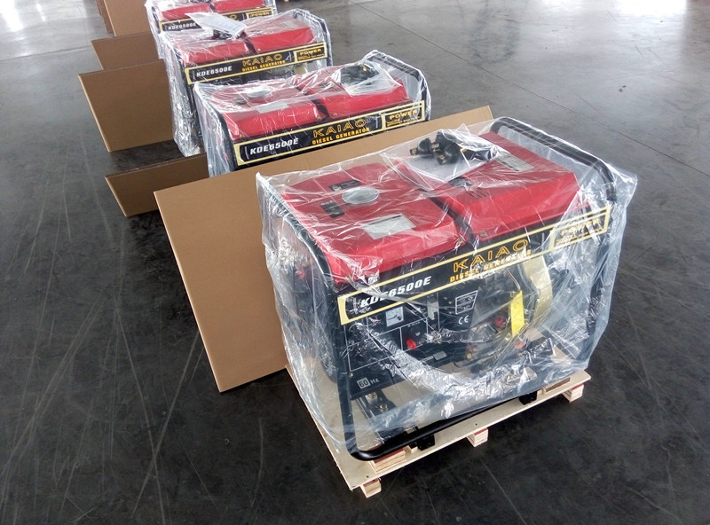 เครื่องกําเนิดดีเซลคอมแพคคต์ เครื่องกําเนิดไฟฟ้าออนไลน์ 5KW พร้อมเครื่องเย็นอากาศมืออาชีพ